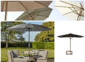 Best garden parasols UK 2023: garden umbrellas for blocking sun and wind