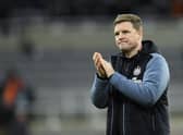 Newcastle United head coach Eddie Howe.  (Photo by OLI SCARFF/AFP via Getty Images)