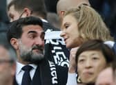 Newcastle United non-executive chairman Yasir Al-Rumayyan and co-owner Amanda Staveley. (Photo by Ian MacNicol/Getty Images)