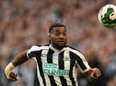 Newcastle United winger Allan Saint-Maximin. (Photo by GLYN KIRK/AFP via Getty Images)