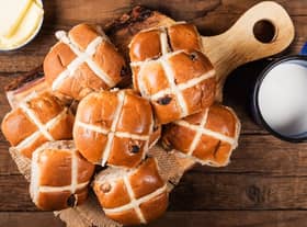 Hot cross buns are usually consumed on Good Friday to mark the end of lent.