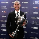 Bruno Guimaraes was named as North East player of the year at the Football Writers Association awards on Sunday night.