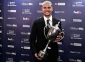 Bruno Guimaraes was named as North East player of the year at the Football Writers Association awards on Sunday night.