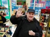 Peter Kay’s ‘visit’ to McCartney’s Sweet Shop in Forest Hall.