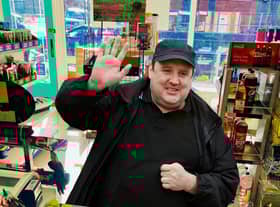 Peter Kay’s ‘visit’ to McCartney’s Sweet Shop in Forest Hall.