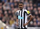 Newcastle United striker Alexander Isak. (Photo by George Wood/Getty Images)