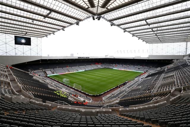 St James’ Park, the home of Newcastle United. (Photo by George Wood/Getty Images)