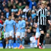 Newcastle United forward Anthony Gordon. (Photo by Michael Regan/Getty Images)