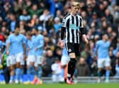 Newcastle United forward Anthony Gordon. (Photo by Michael Regan/Getty Images)