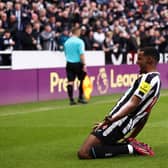 Newcastle United striker Alexander Isak.  (Photo by Naomi Baker/Getty Images)