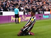Newcastle United striker Alexander Isak.  (Photo by Naomi Baker/Getty Images)