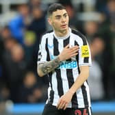 Newcastle United winger Miguel Almiron. (Photo by LINDSEY PARNABY/AFP via Getty Images)