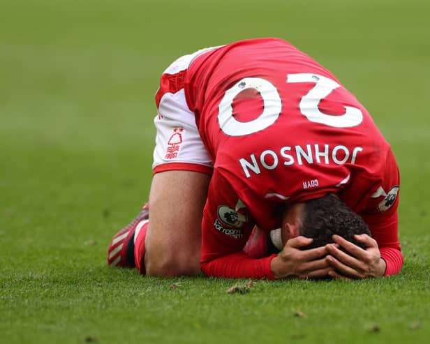 Nottingham Forest star Brennan Johnson. (Photo by Marc Atkins/Getty Images)