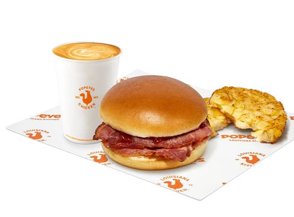 Popeyes launched their breakfast menu on Tuesday, March 14.