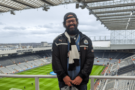 Justin had been waiting nearly 30 years for his first trip to St James’ Park (Image: Justin Pierre Robert)