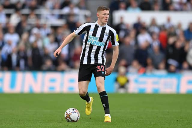 Newcastle United attacking midfielder Elliot Anderson. (Photo by Stu Forster/Getty Images)