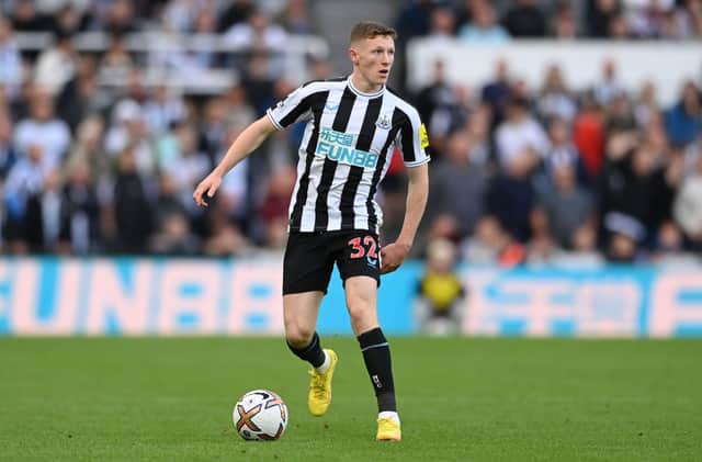 Newcastle United attacking midfielder Elliot Anderson.  (Photo by Stu Forster/Getty Images)
