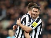 Newcastle United defender Fabian Schar. (Photo by Naomi Baker/Getty Images)