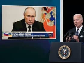 President Joe Biden has welcomed the arrest warrant issued for Russian President Vladimir Putin (Photo: Getty) 