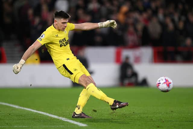 Newcastle United goalkeeper Nick Pope. (Photo by Laurence Griffiths/Getty Images)