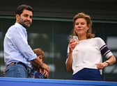 Newcastle United co-owners Mehrdad Ghodoussi (left) and Amanda Staveley (right)