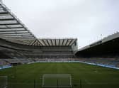 St James’ Park is the home of Newcastle United football club. (Photo by LINDSEY PARNABY/AFP via Getty Images)