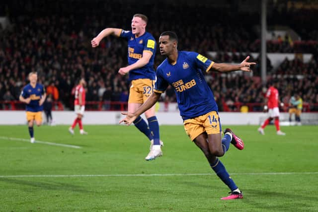 Newcastle United striker Alexander Isak. (Photo by Laurence Griffiths/Getty Images)