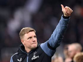 Newcastle United head coach Eddie Howe. (Photo by George Wood/Getty Images)