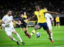 Newcastle United’s Swedish striker Alexander Isak. (Photo by FREDRIK SANDBERG/TT NEWS AGENCY/AFP via Getty Images)