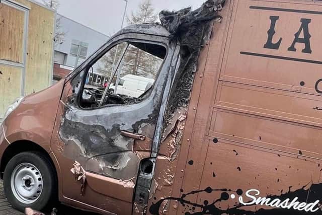 The van was due to open to the public in the coming weeks.