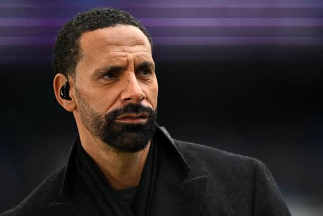 Manchester United defender Rio Ferdinand. (Photo by PAUL ELLIS/AFP via Getty Images)
