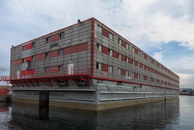 The Bibby Stockholm will house 500 people (Photo: Home Office)