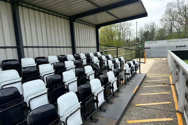 The generosity of Newcastle United fans has helped install a new stand at Hanwell Town