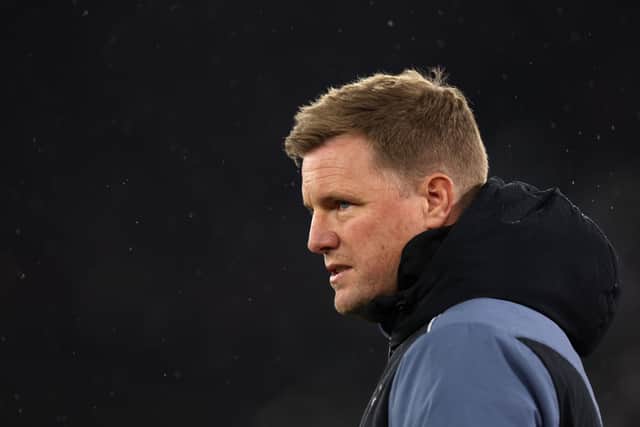Newcastle United head coach Eddie Howe. (Photo by Alex Pantling/Getty Images)