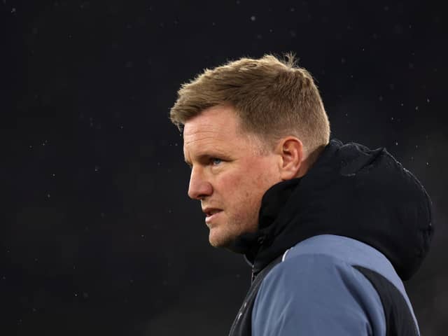 Newcastle United head coach Eddie Howe. (Photo by Alex Pantling/Getty Images)