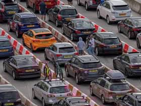 Traffic at Port of Dover (Photo by Stuart Brock/Anadolu Agency via Getty Images)