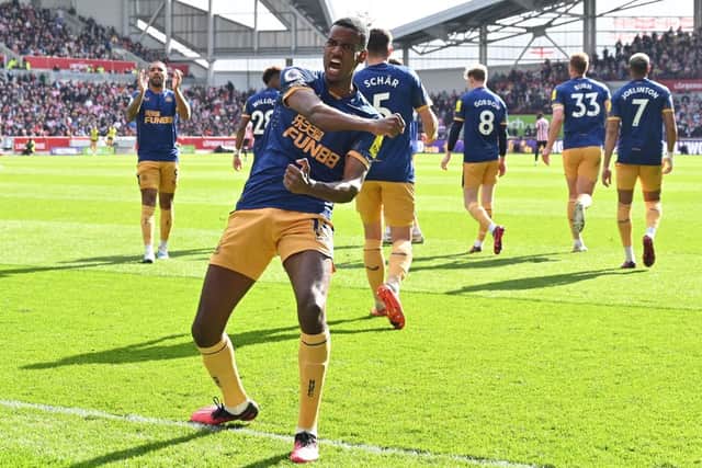 Newcastle United striker Alexander Isak. (Photo by GLYN KIRK/AFP via Getty Images)