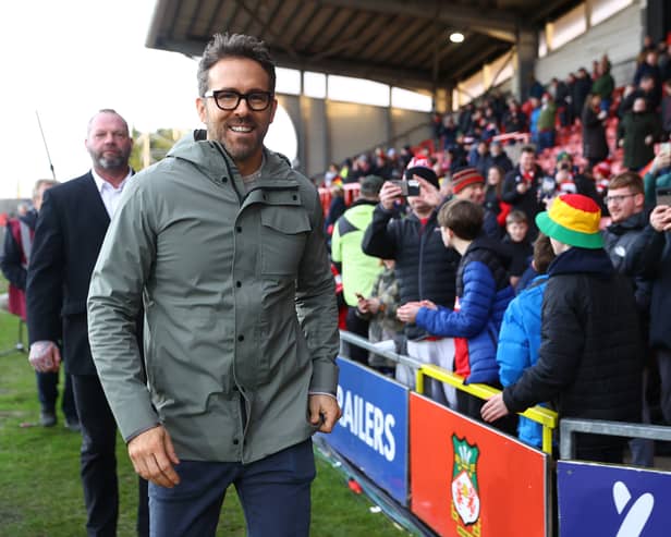 Ryan Reynolds is aiming to take Wrexham back into the Football League. (Getty Images)