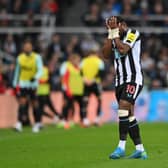 Newcastle United winger Allan Saint-Maximin. (Photo by Stu Forster/Getty Images)