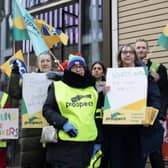 Prospect members on a picket line (Photo: Prospect)