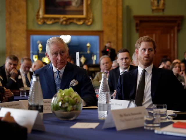 Peace talks between father and son King Charles III and Prince Harry have taken place as they hope to reconcile ahead of the Westminster Abbey ceremony - Credit: Getty Images