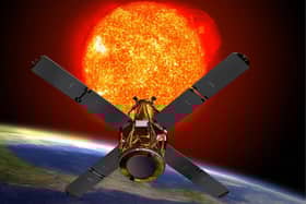 A defunct satellite weighing 660 pounds is expected to crash back to Earth in the early hours of Thursday.  Picture by NASA