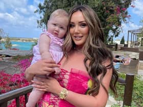 Charlotte Crosby and daughter Alba  