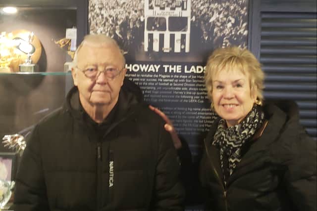 John and Anne at St James’ Park.