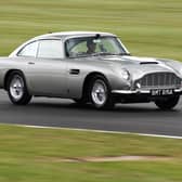 Silver Aston DB5 just like James Bond's car (photo: Getty Images)