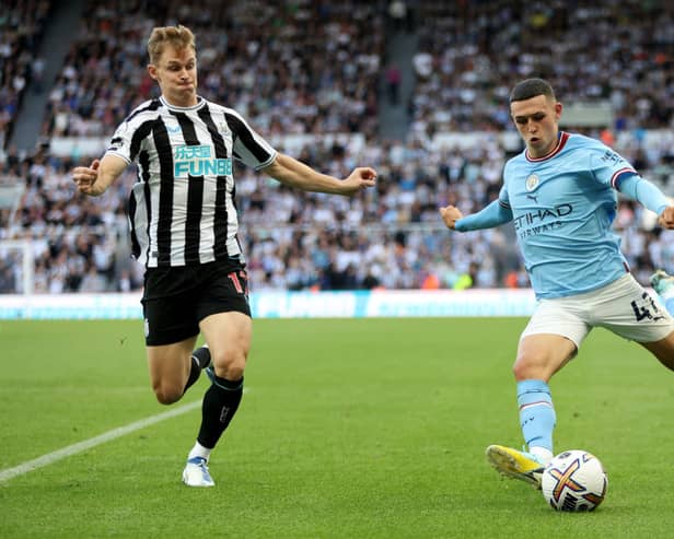 Newcastle United right-back Emil Krafth. (Photo by Clive Brunskill/Getty Images)