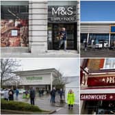 Aldi, Sainsbury's, Pret A Manger, and Marks & Spencer and Waitrose have pulled their chicken sandwiches and other products from the shelf over salmonella fears (Images from Getty)