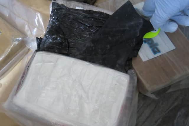 Police seized cocaine worth more than £200,000.