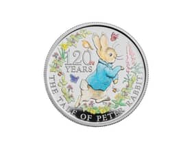 The coin marks 120 years since the first publication of The Tale of Peter Rabbit (Photo: Royal Mint)