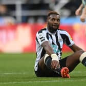 Newcastle United winger Allan Saint-Maximin. (Photo by Stu Forster/Getty Images)